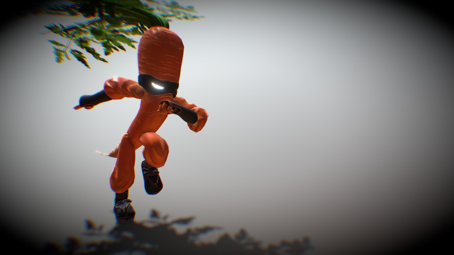 Carrot Ninja 3d model