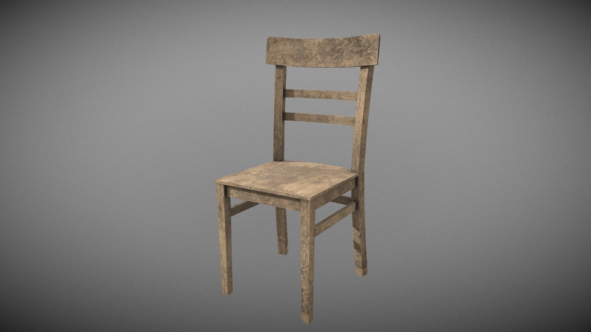 Wood Chair 3d model