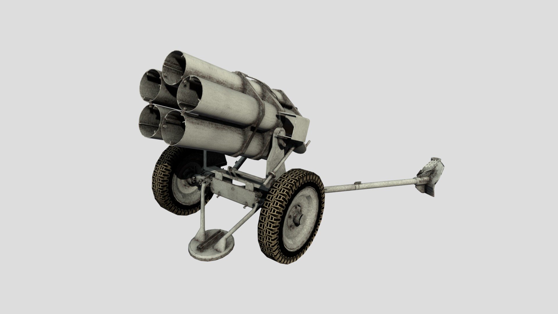 21 cm Nebelwerfer 42 3d model