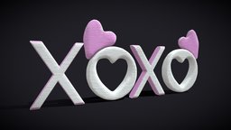 XOXO Wood Lettering