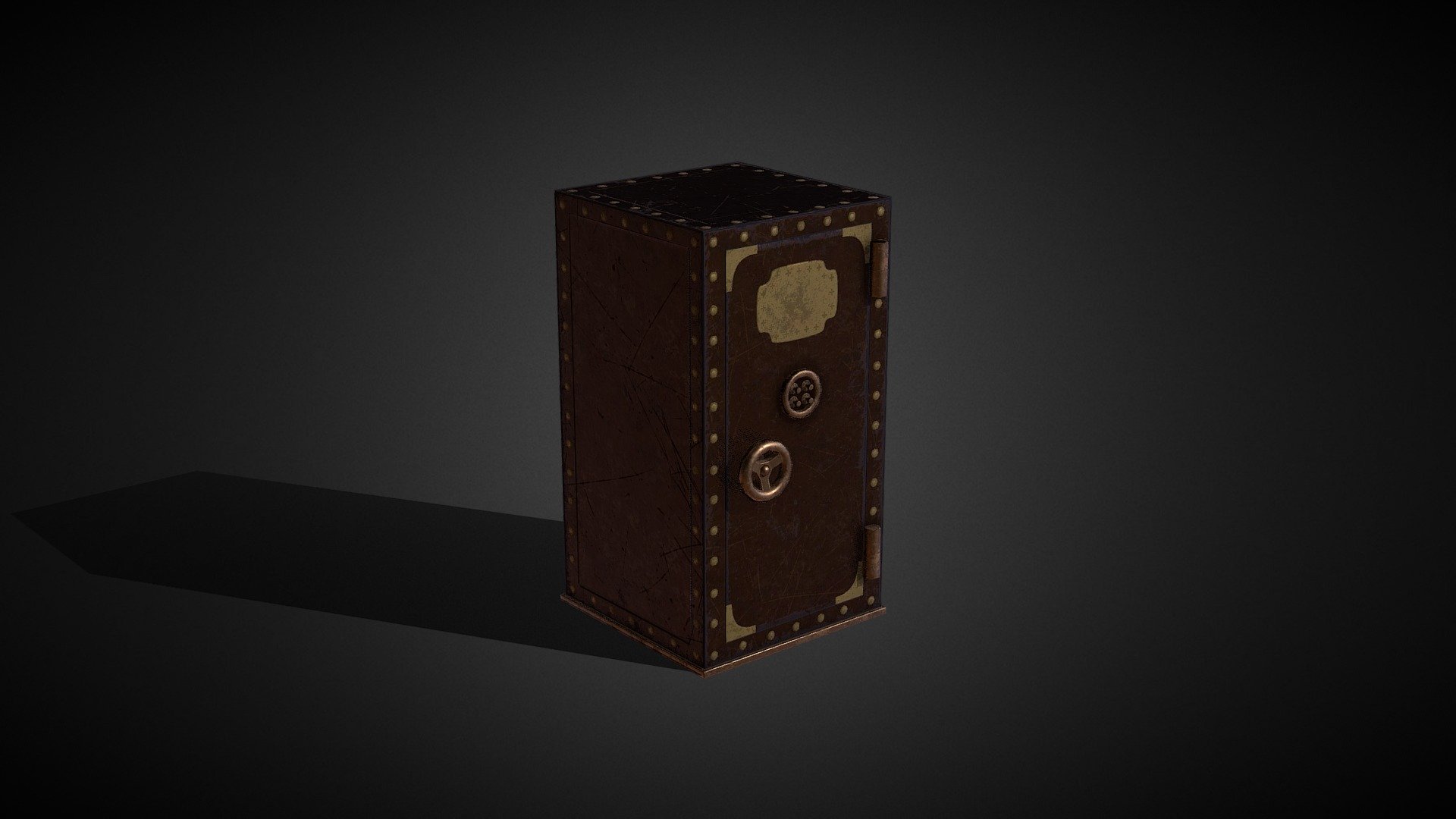 Steampunk Safe 3d model