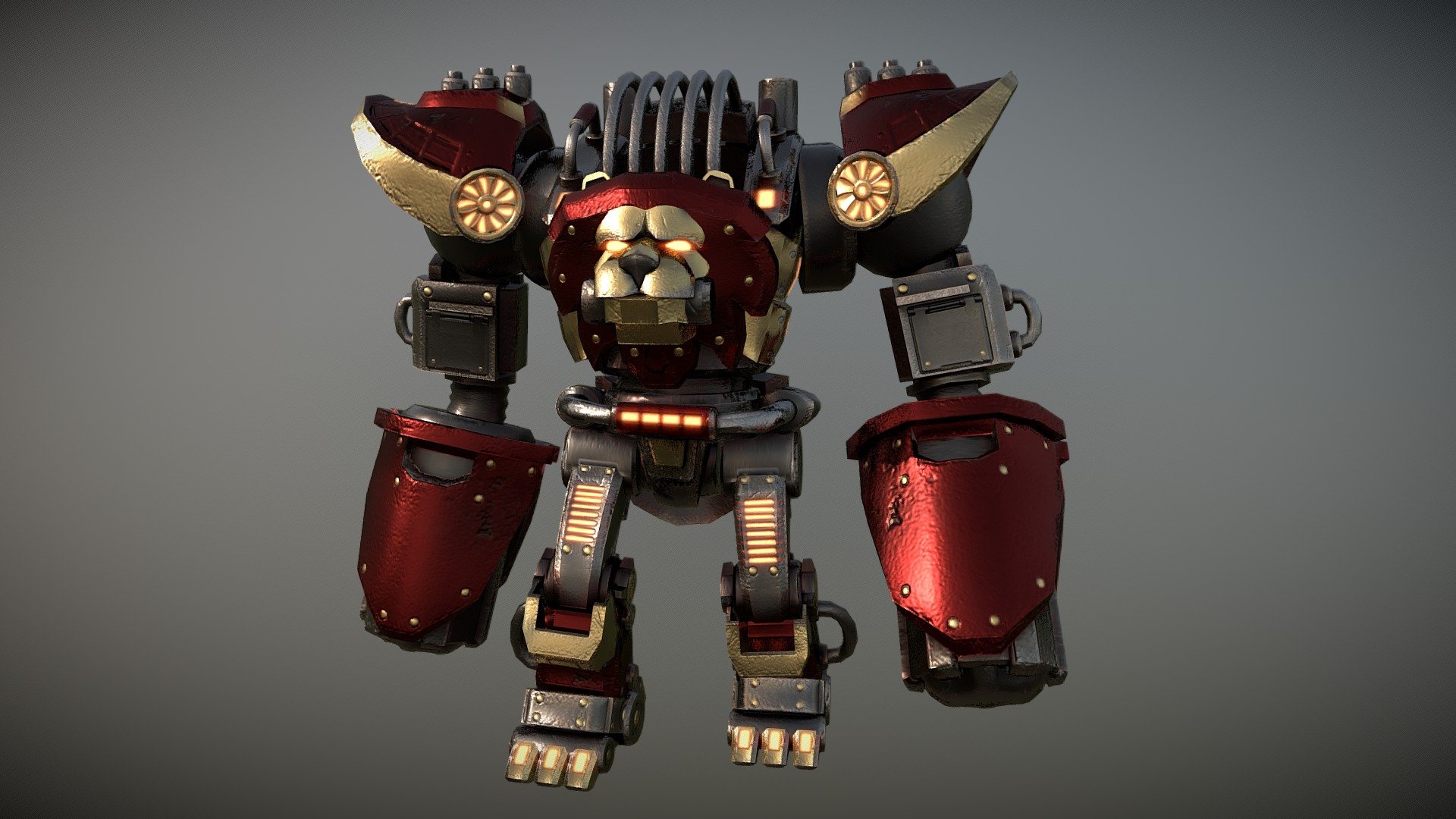 Lionboss Export 3d model