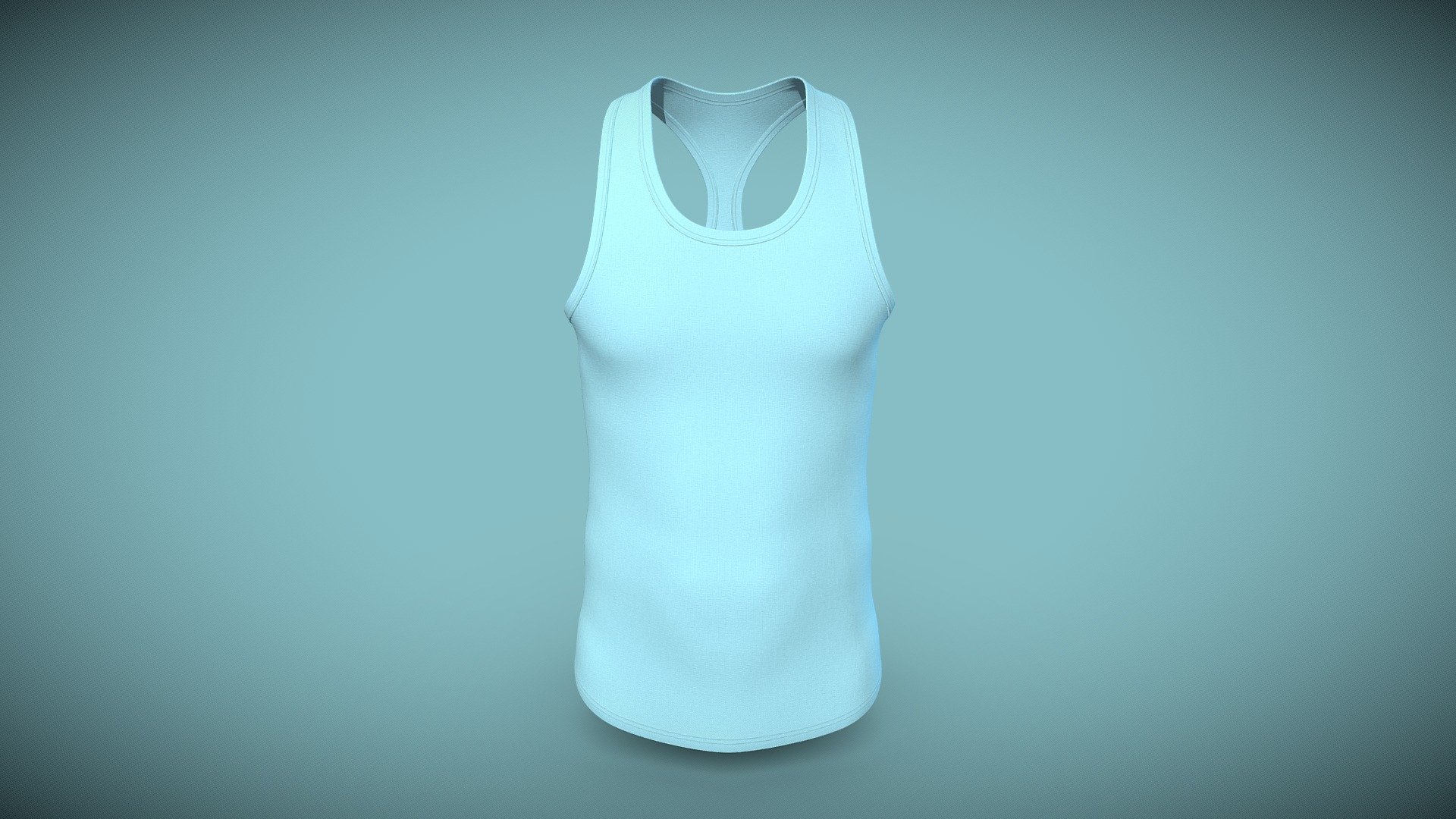 Basic Tanktops Clothing 3d model