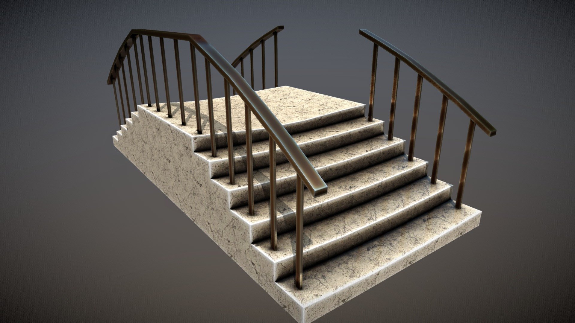 Ornament Stairs 3d model