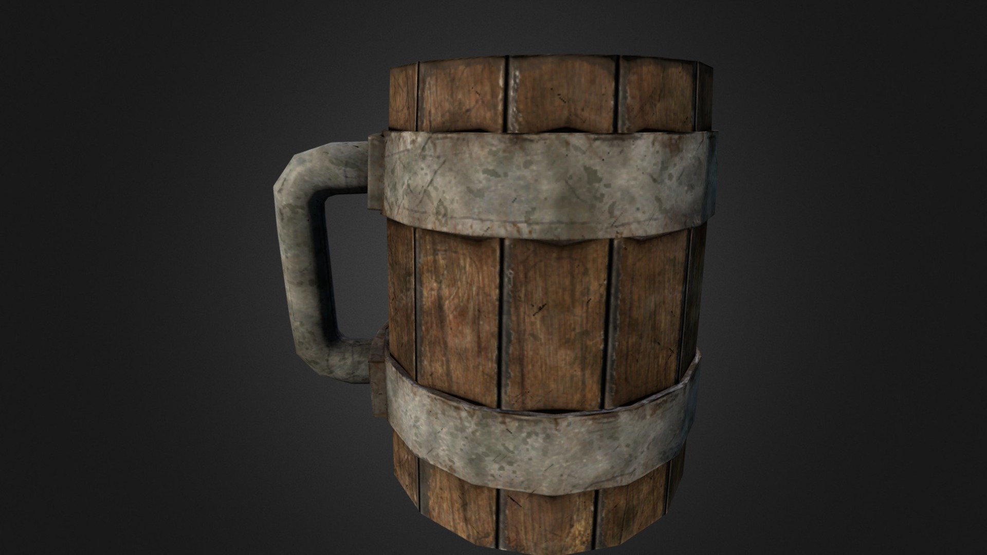 Medieval Mug 3d model