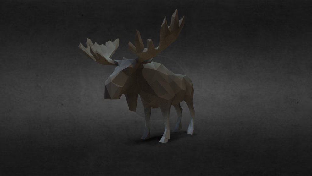 Toothless Moose 3d model