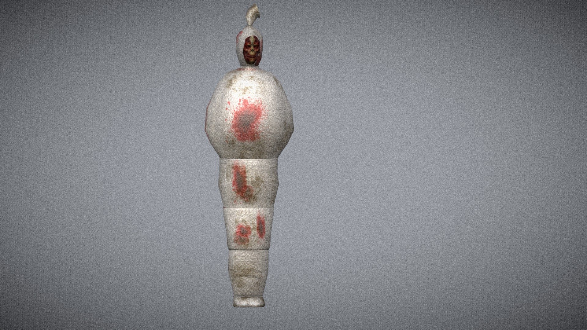 pocong for game 3d model