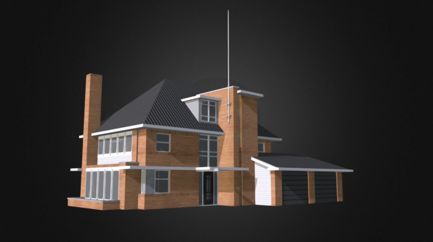 Villa Hazelaarhof, Driebruggen, the Netherlands 3d model