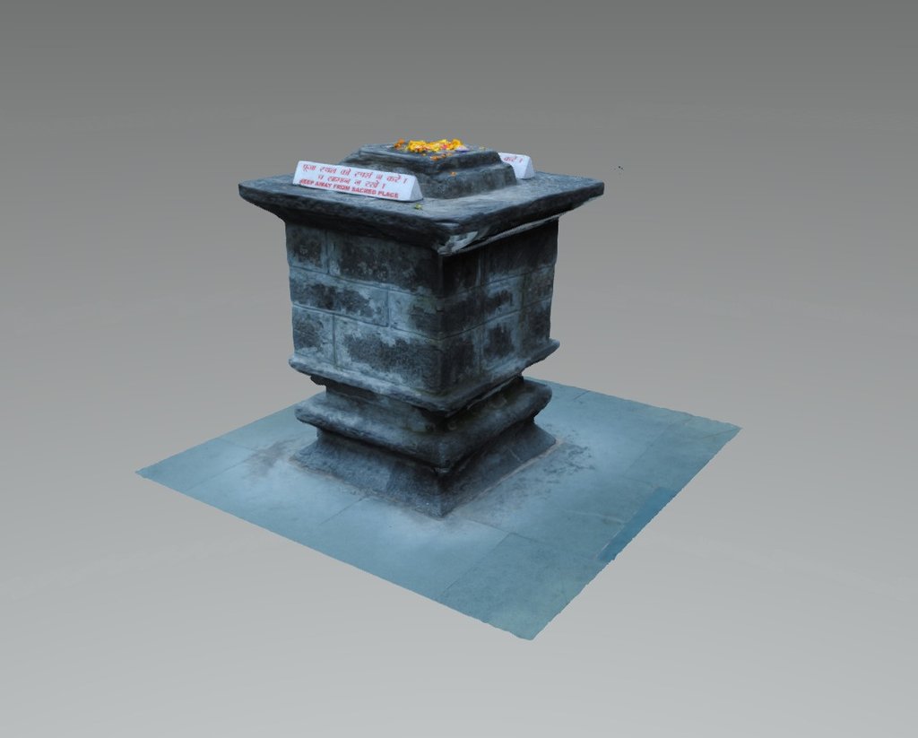 Vashist Mandir Base 3d model