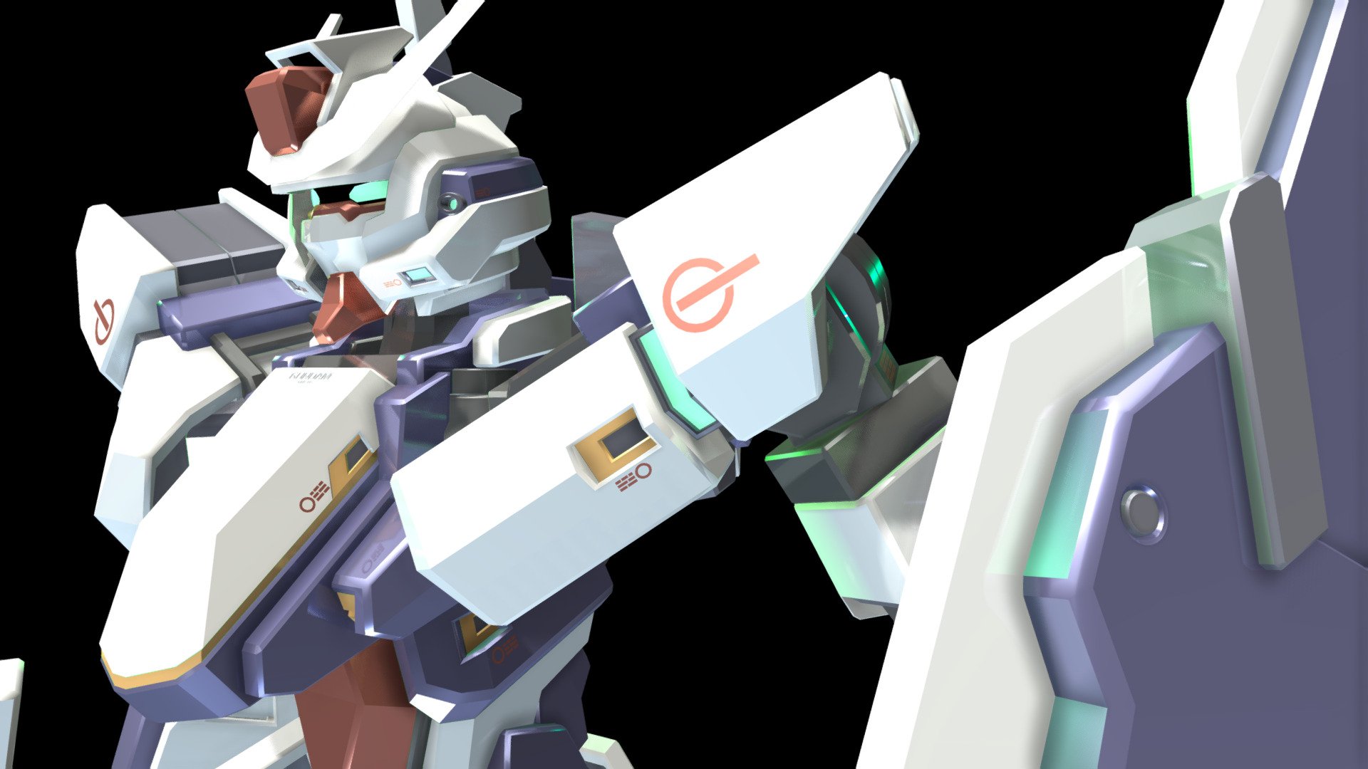 GMX-397-05 Gundam Durandal 3d model