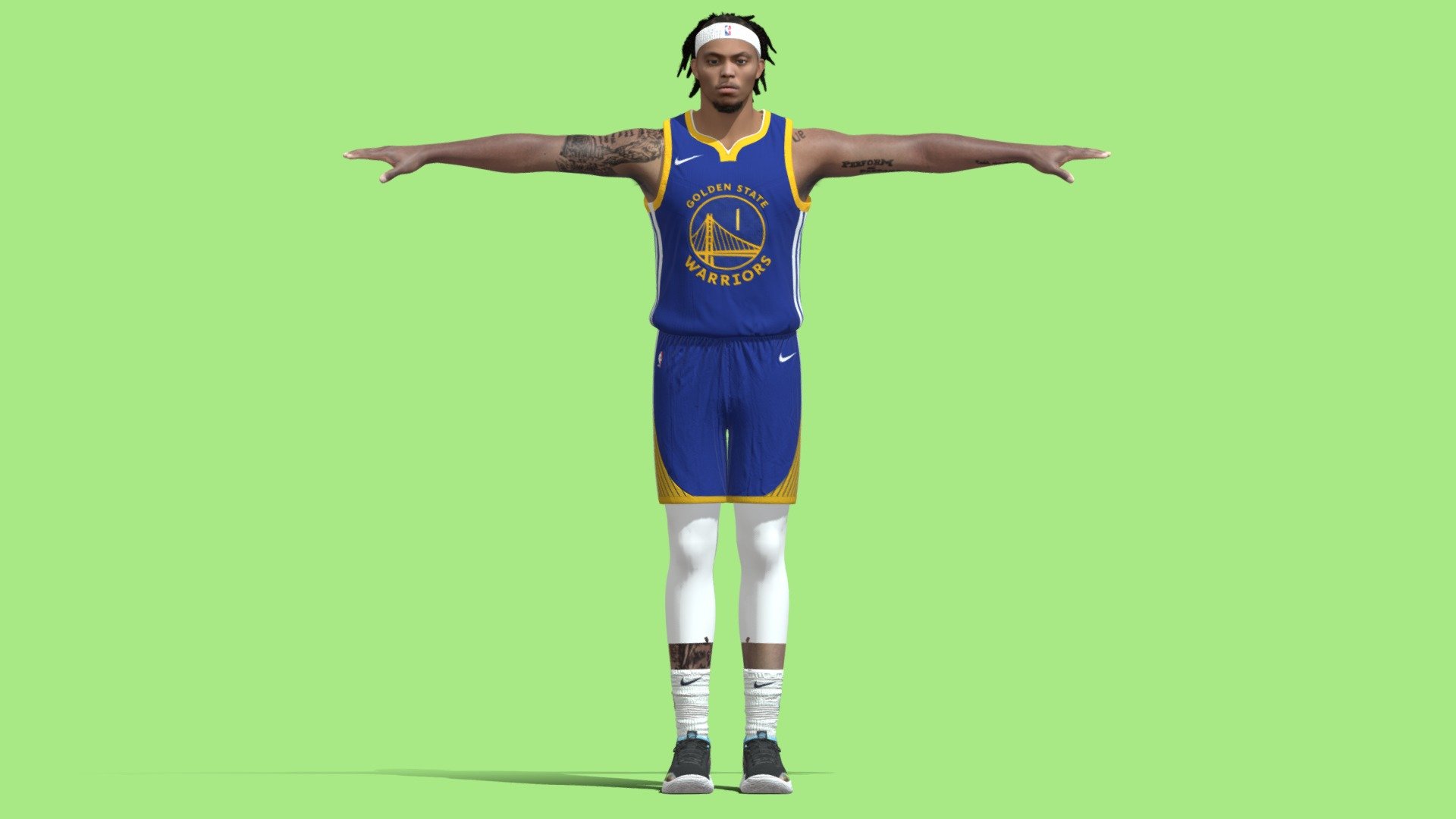 T-P Rigged Damion Lee NBA 3d model