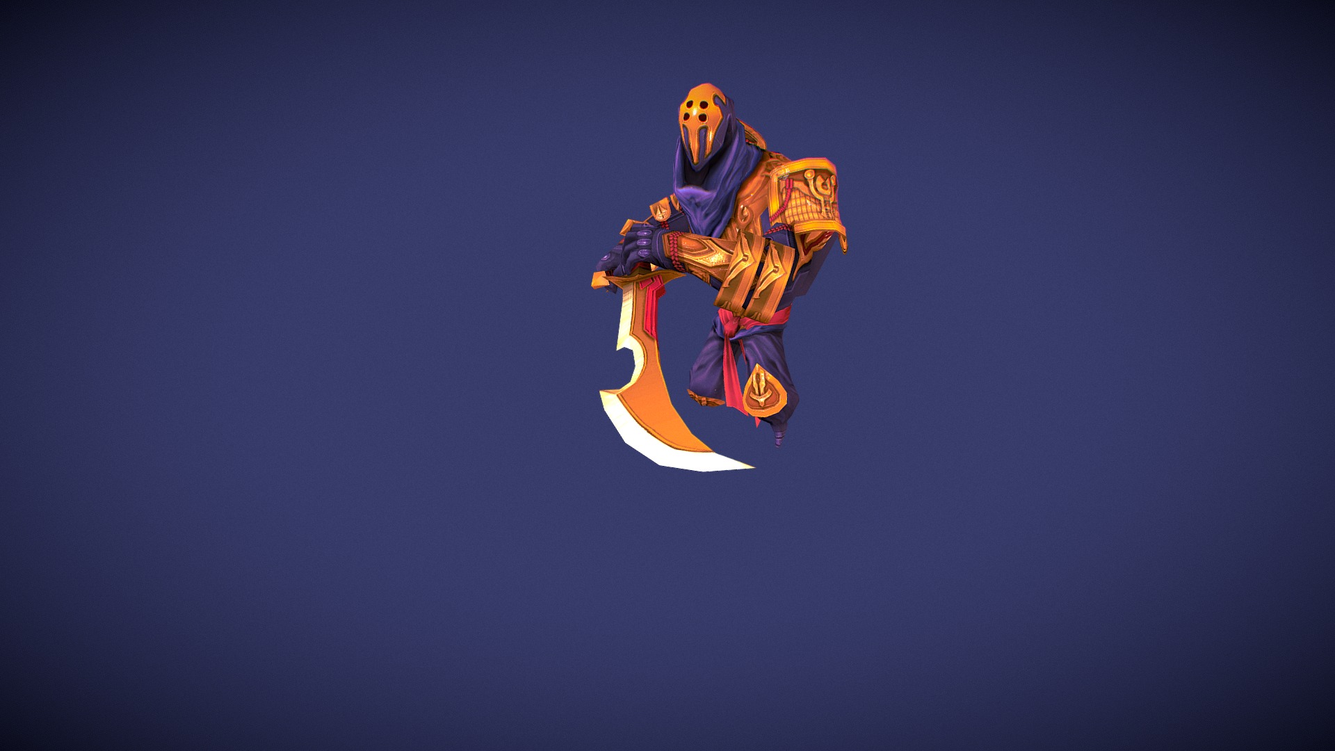 Faceless Ninja Assasin 3d model