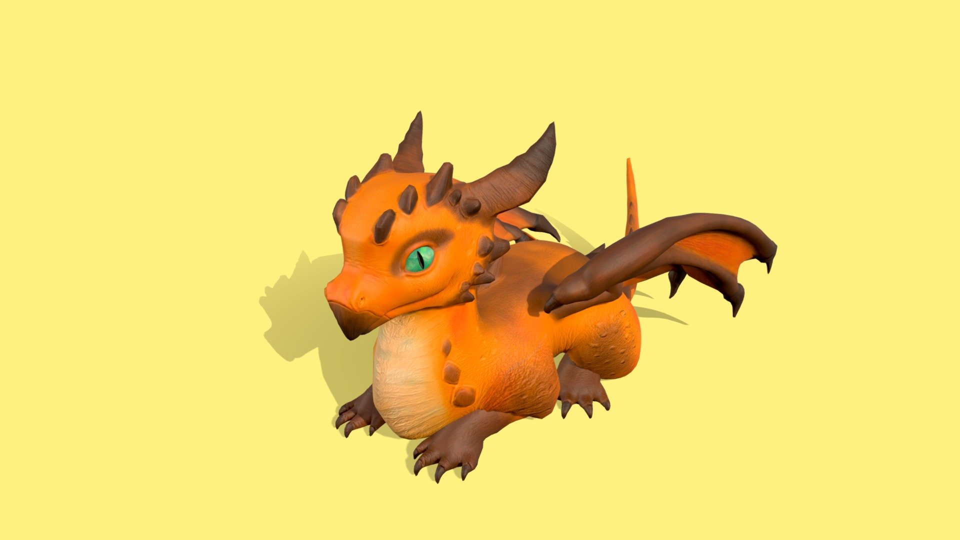 Baby Dragon 3d model