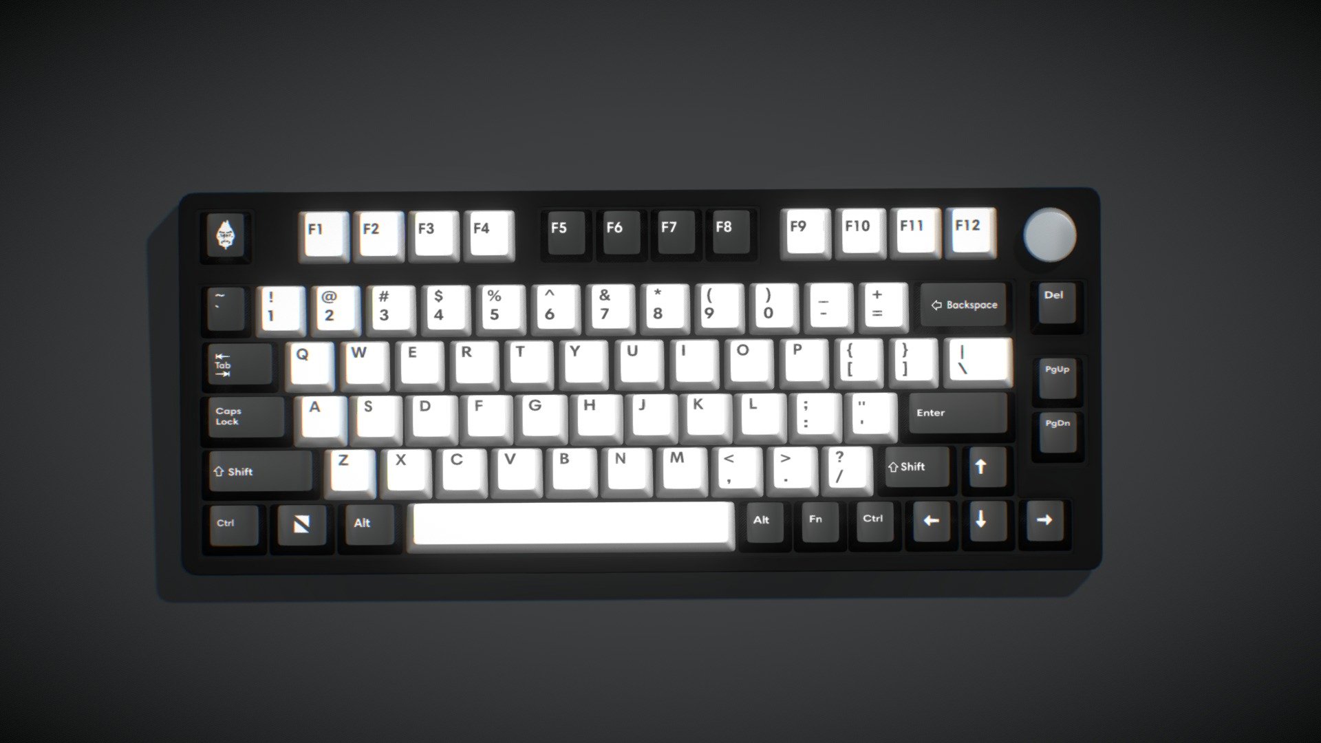 VortexSeries Mechanical Keyboard GT-8 / NJ80 3d model