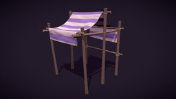 Stylized Small Market Stall