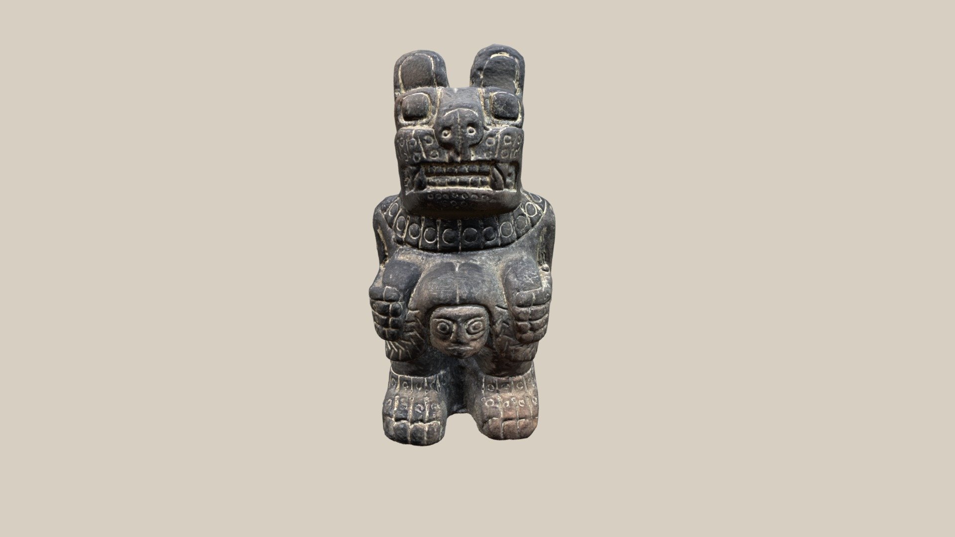 Artesanía Tiwanaku 3d model