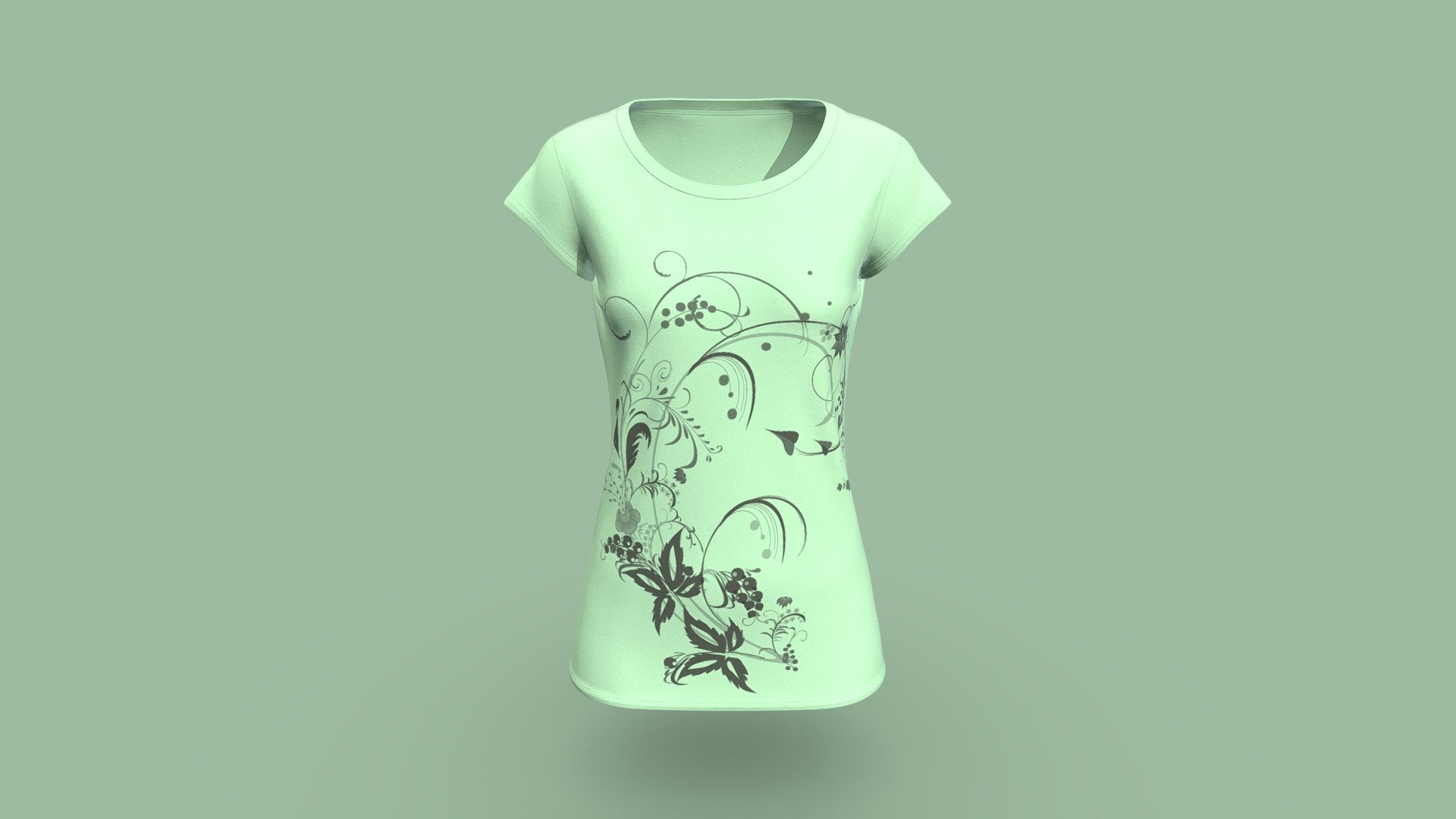 Green Tops Design 3d model