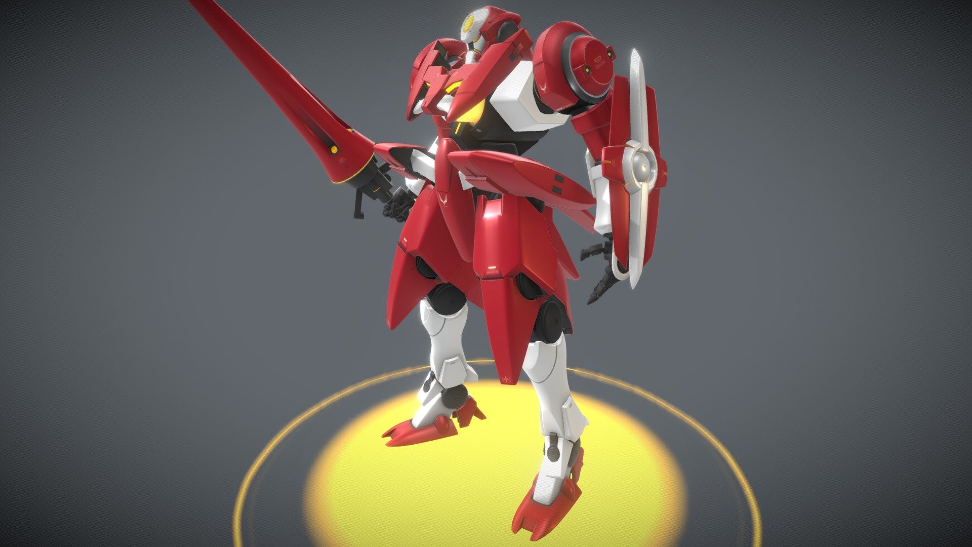 Mobile suit GNX-609T 3d model