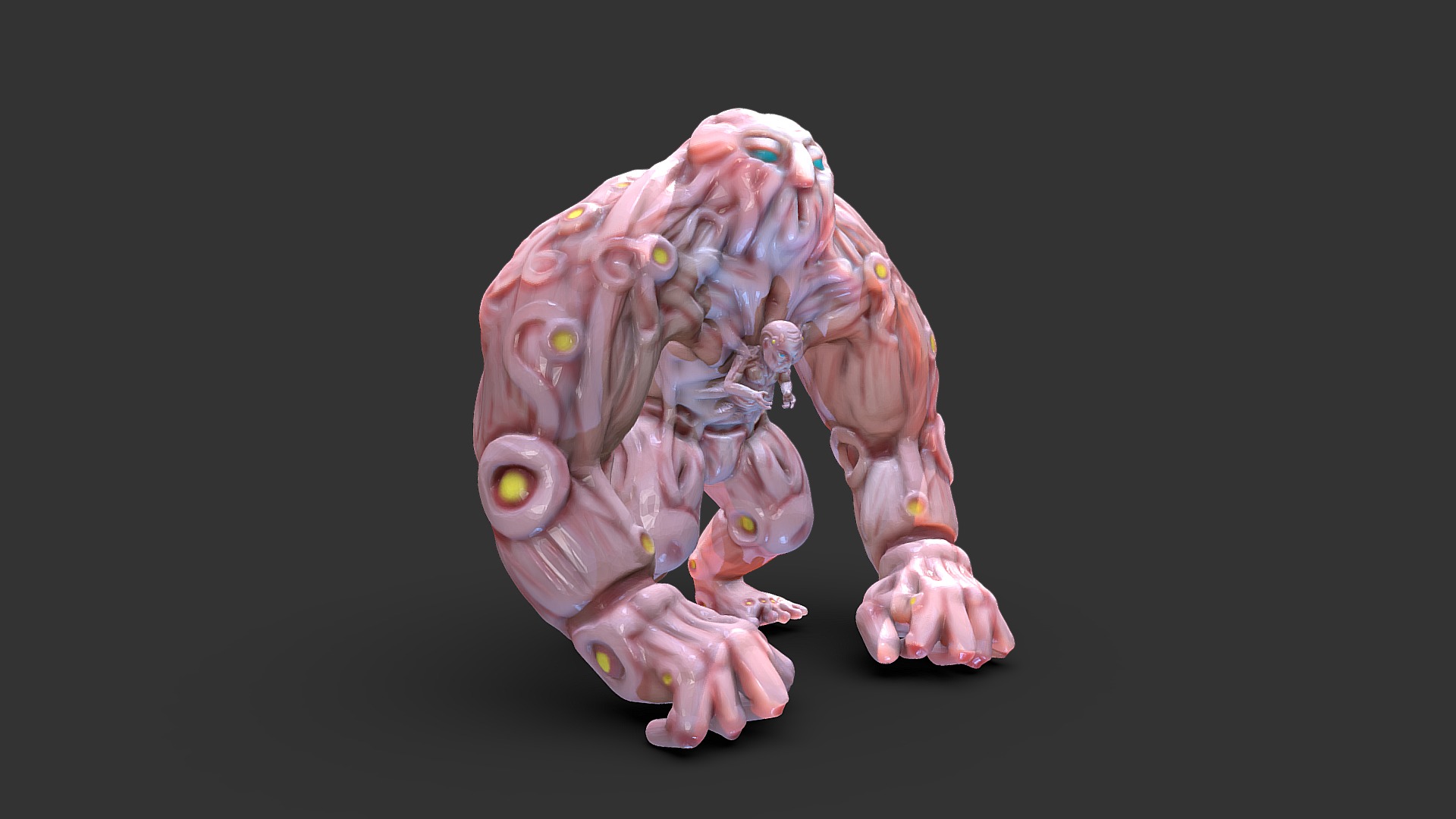 GorrMech with Parasitic Twin 3d model