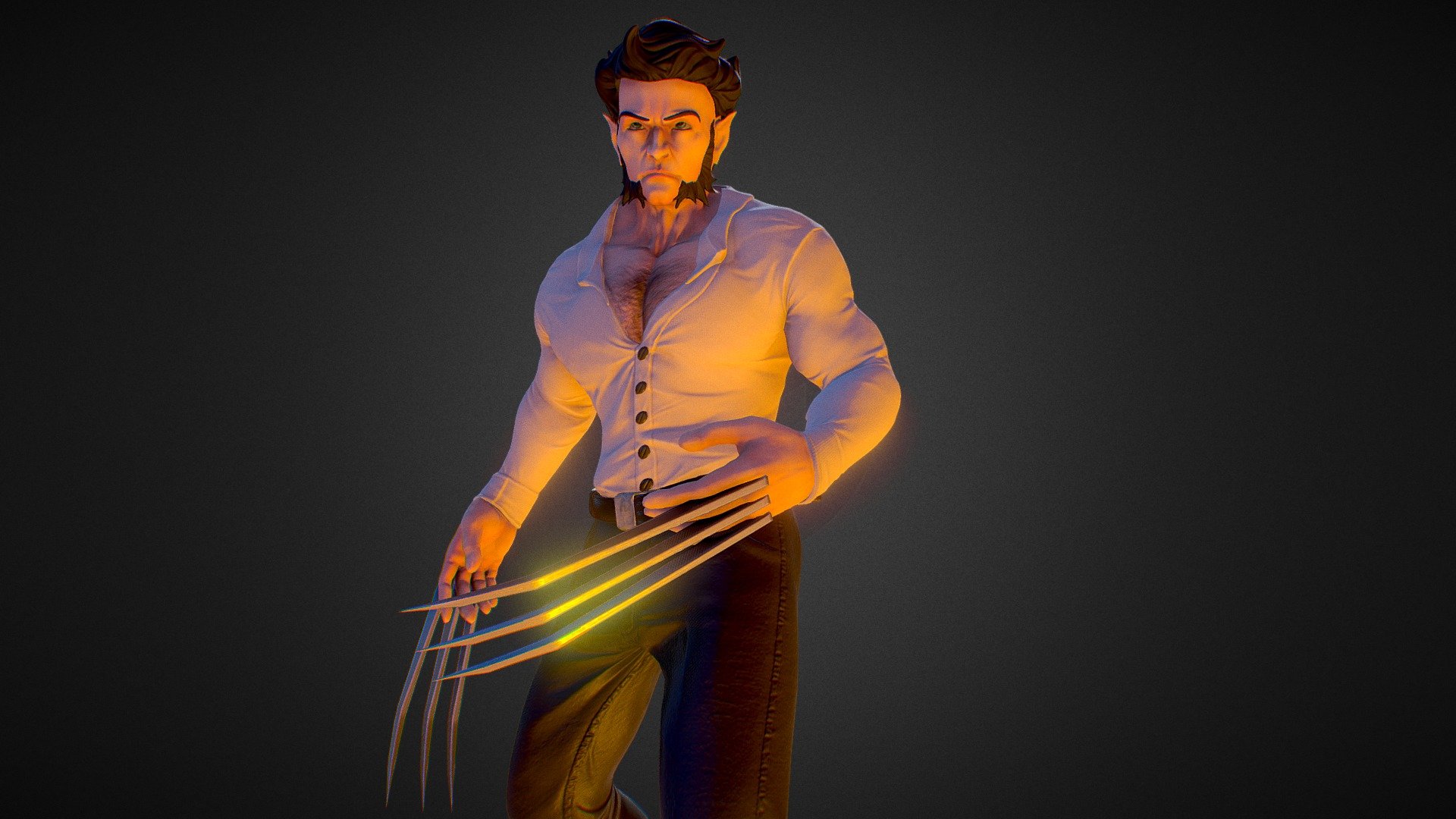 Wolverine 3d model