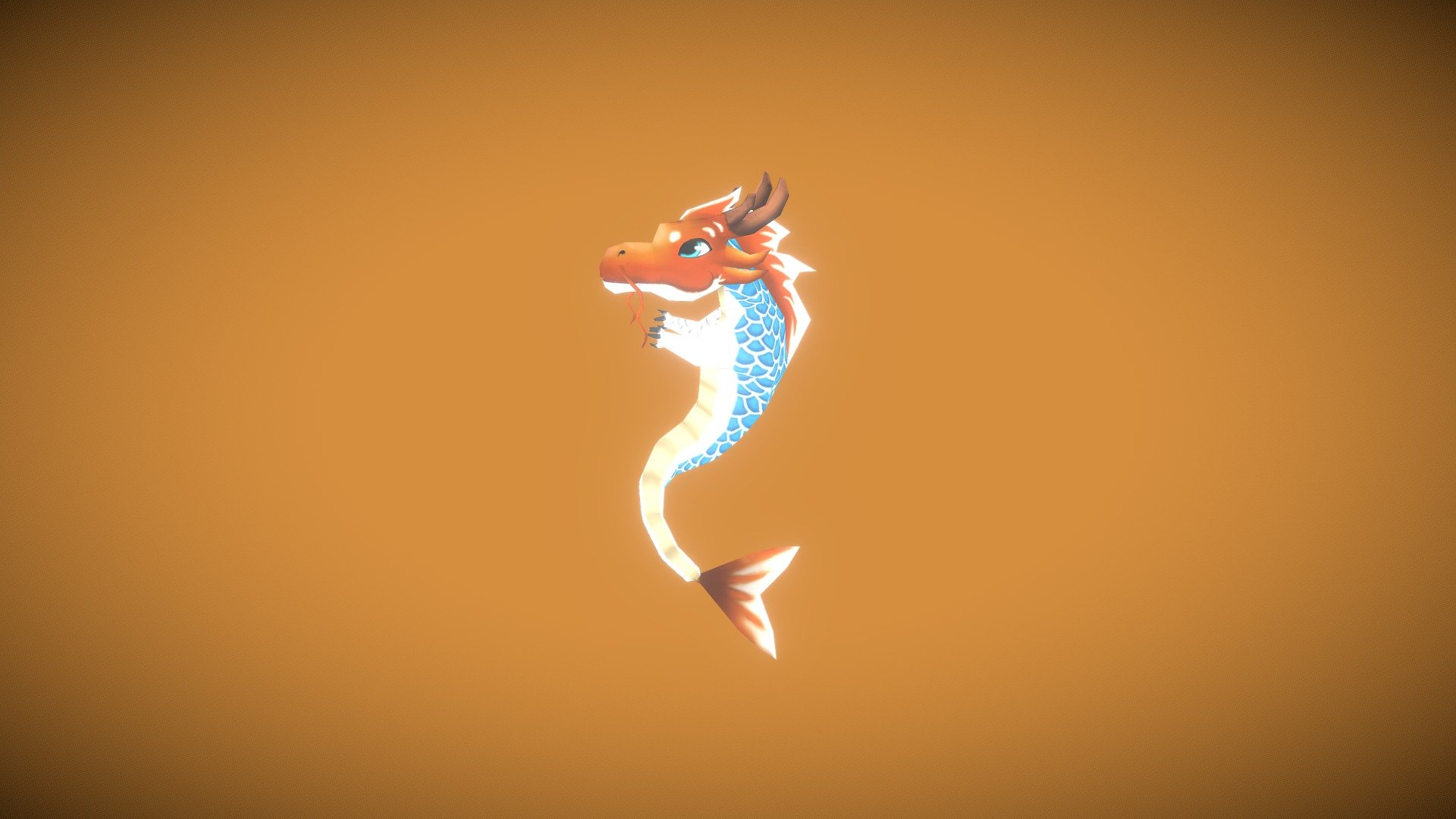 Dragon fish 3d model