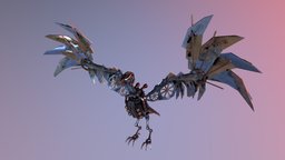 Steampunk Vulture Model