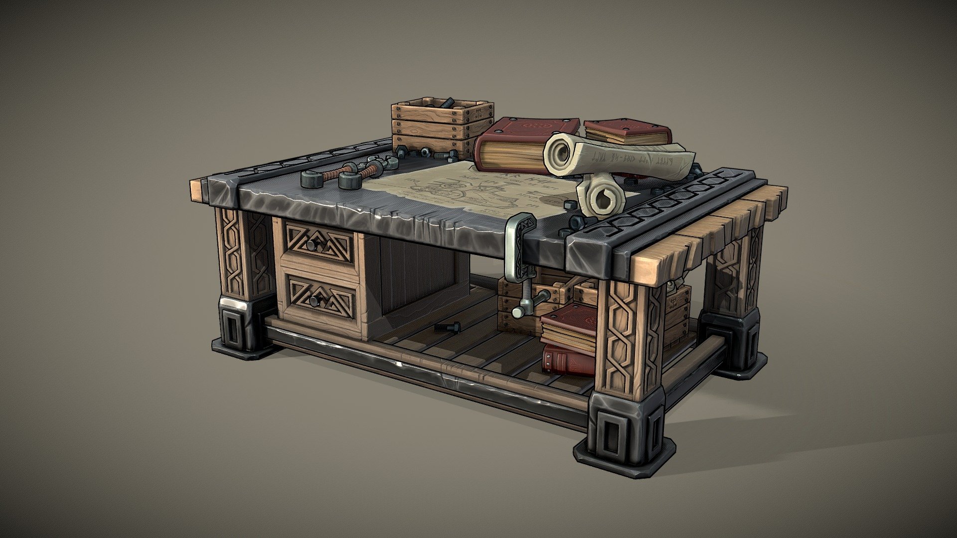 Dwarven Engineers Workbench 3d model