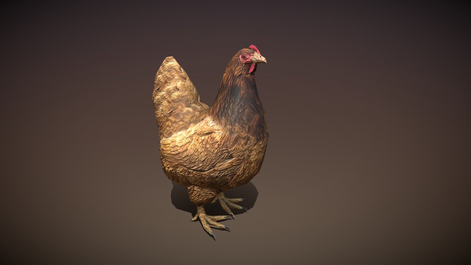 hen 3d model