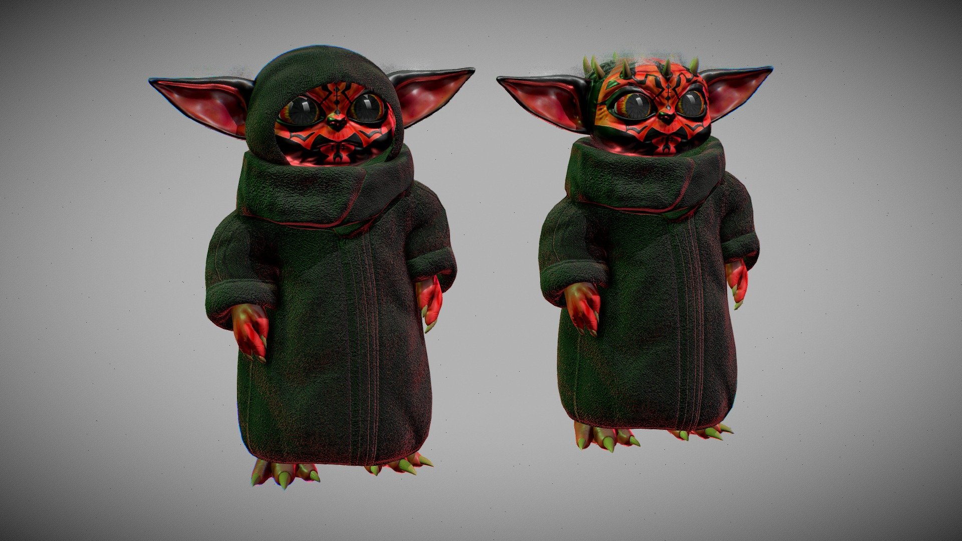 Darth Grogu 3d model