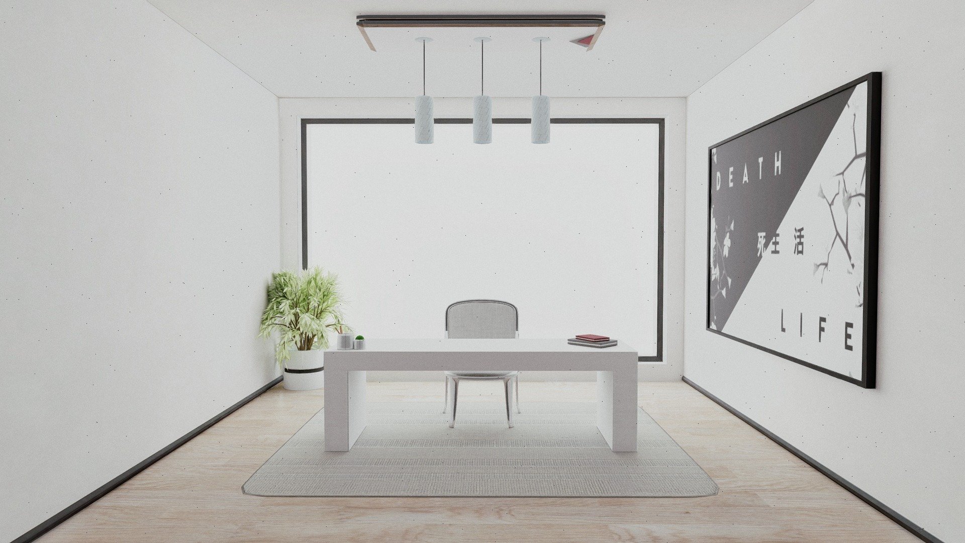 Modern Office 3d model