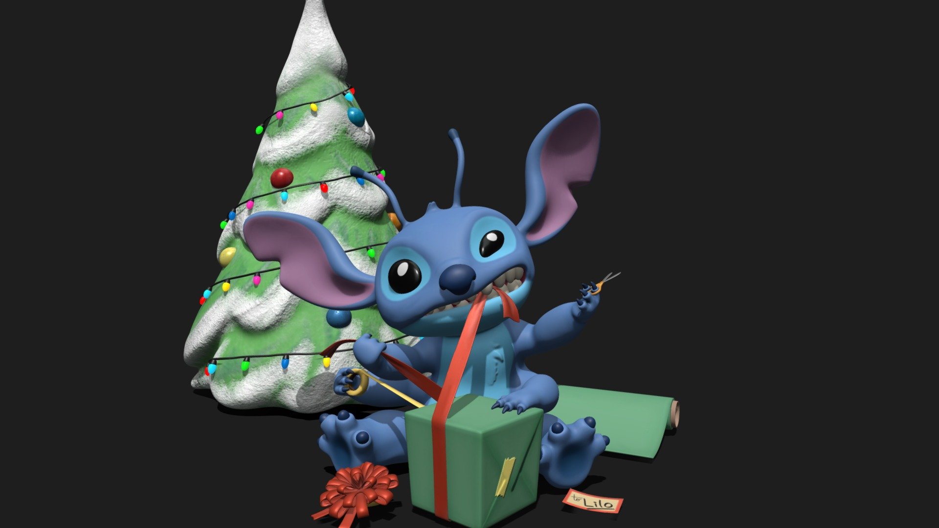 Christmas Stitch 3d model