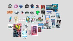 STICKER PACK 1, 41 Stickers