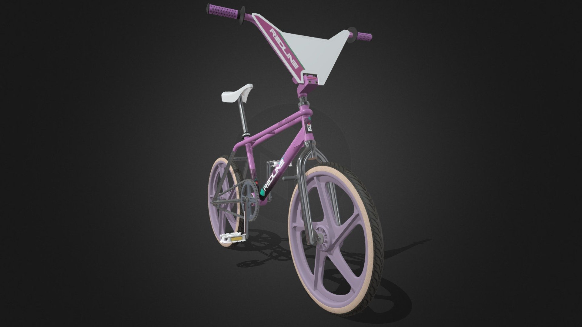 Redline RL20II Radberry BMX bike 3d model