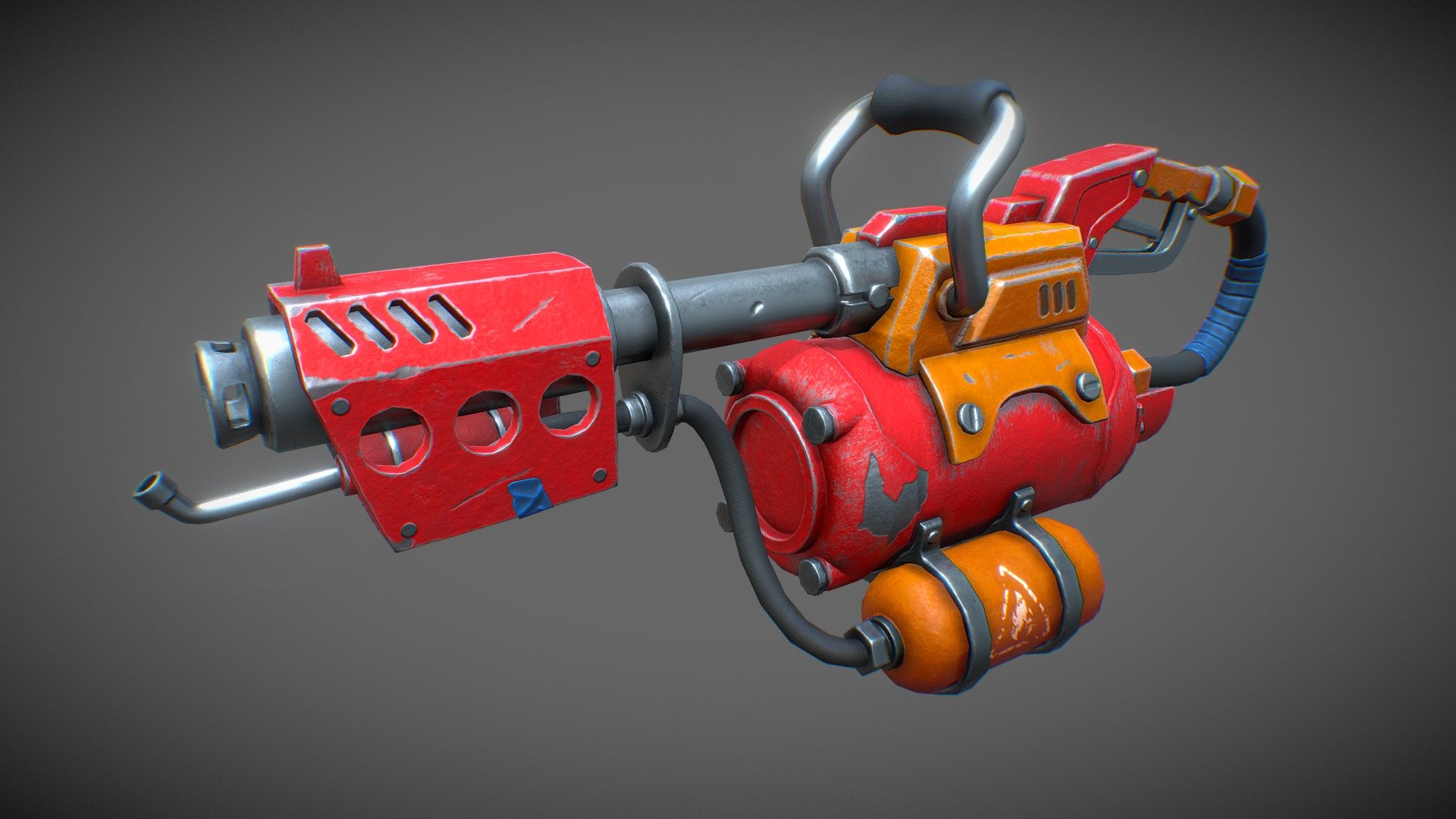 Flamethrower "Phoenix" 3d model