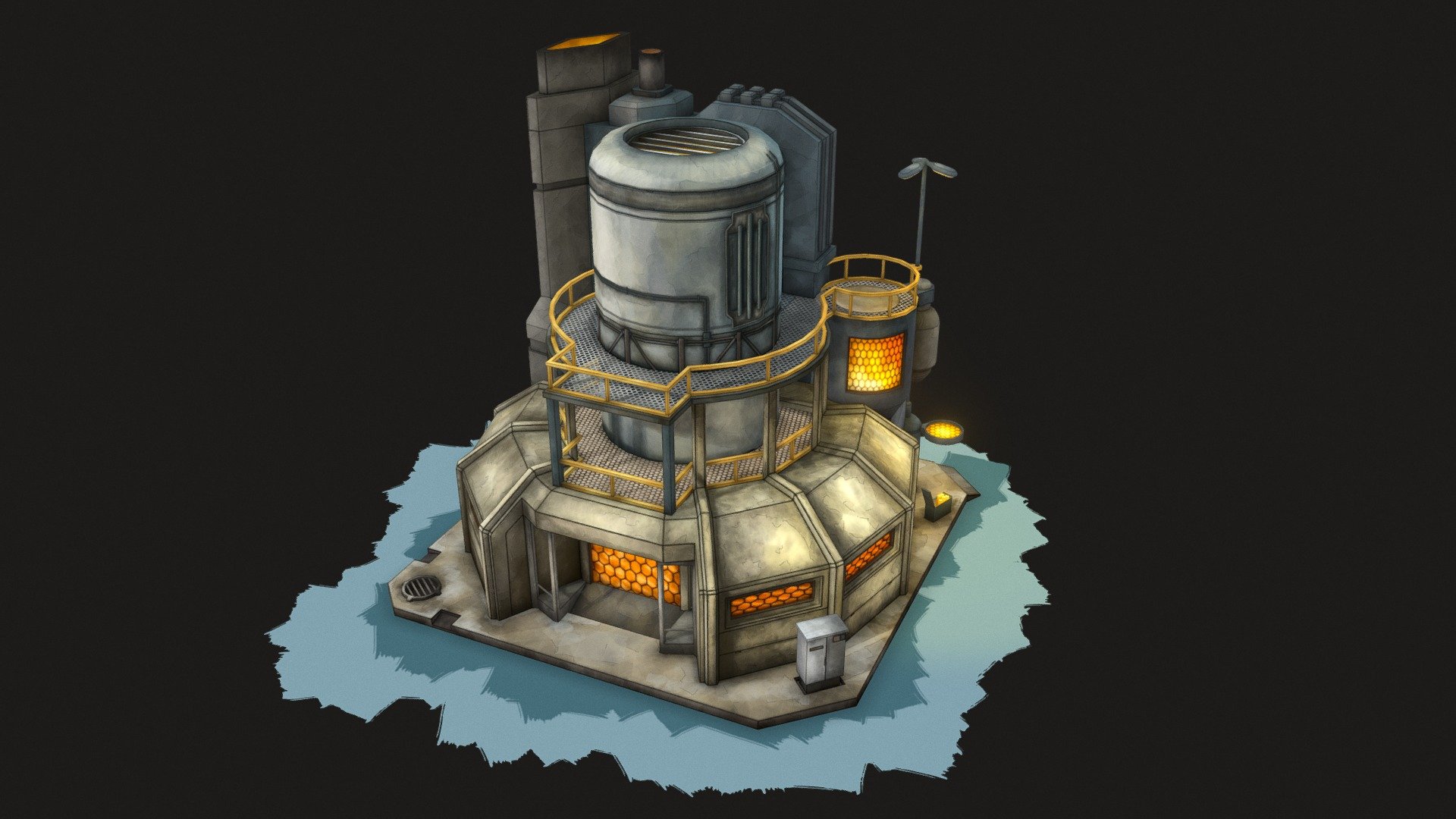 Power Plant 3d model