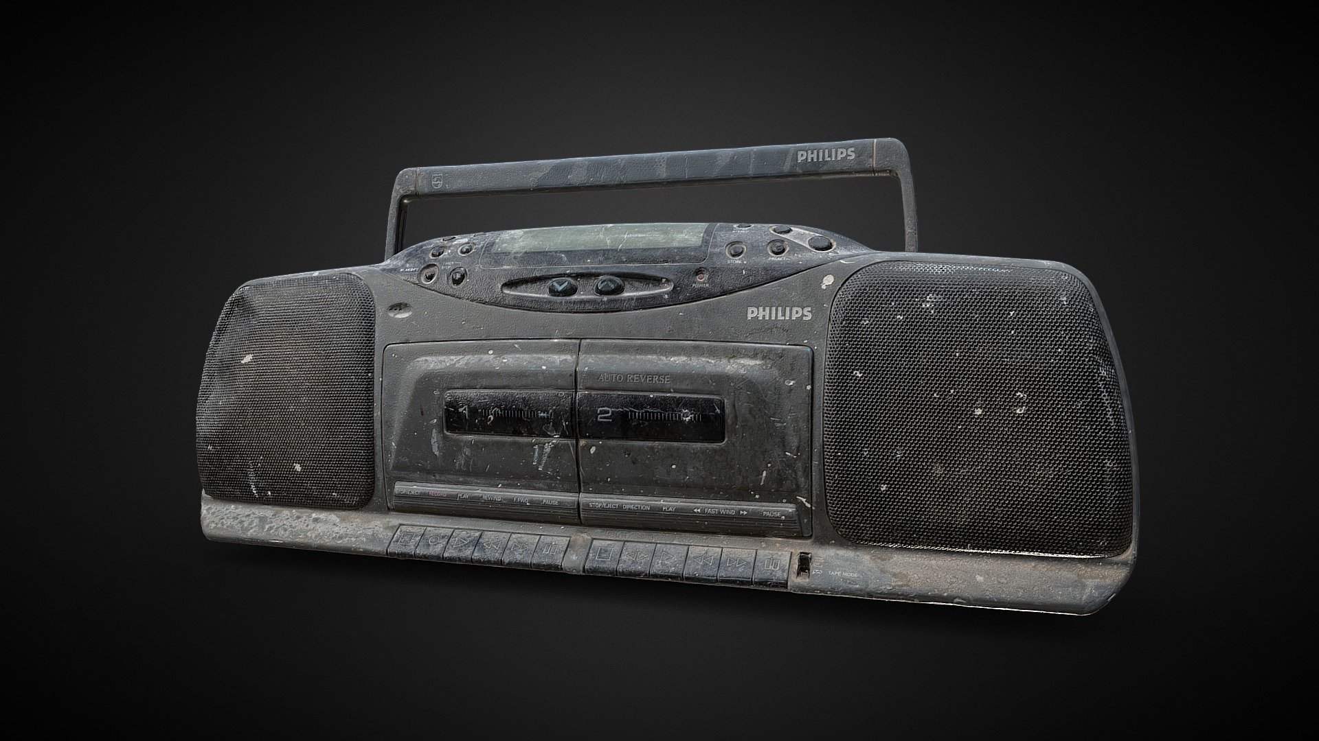 Radio Philips Retro 3D Scan 3d model