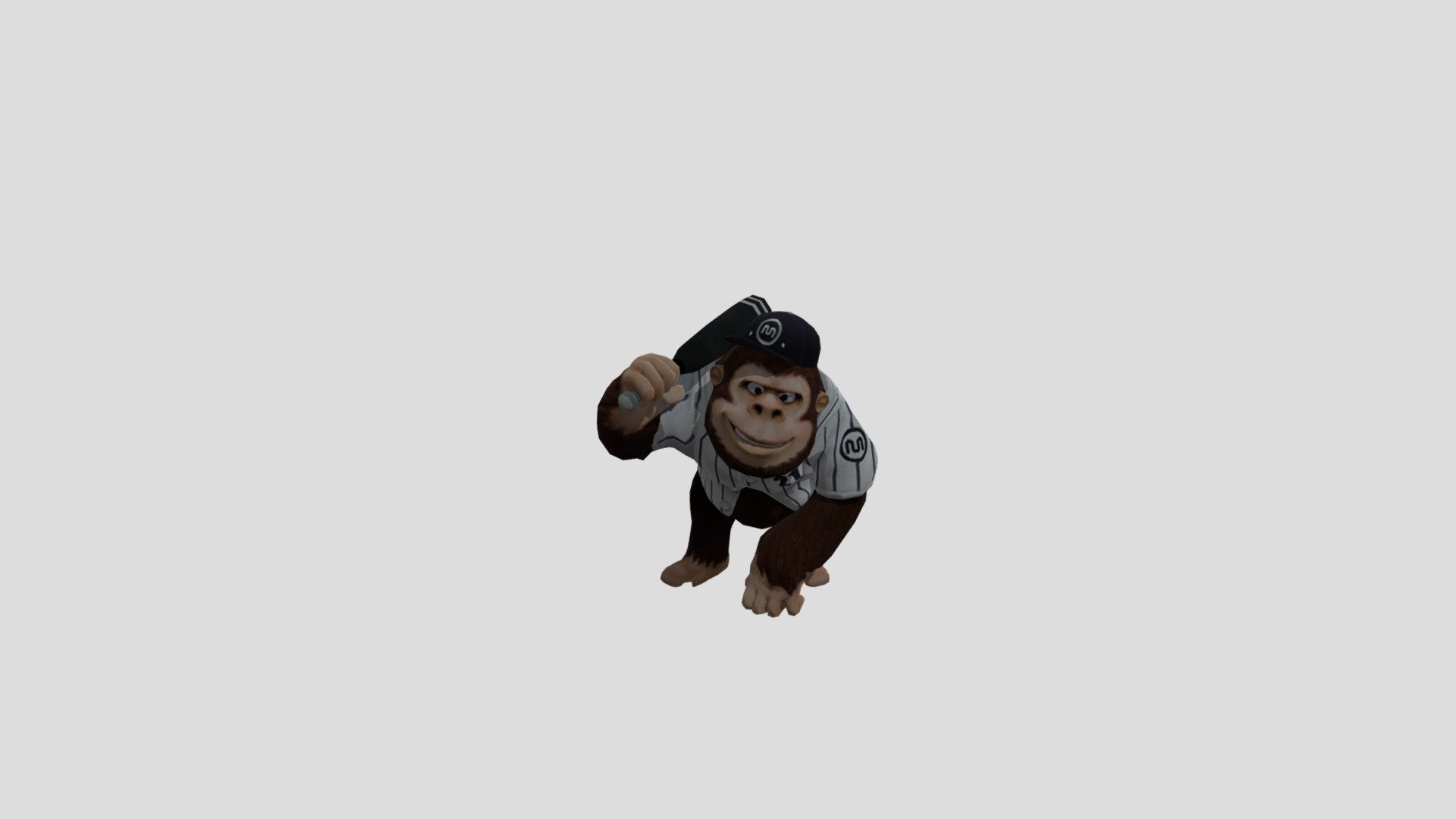 Gorilla Cartoon 3d model