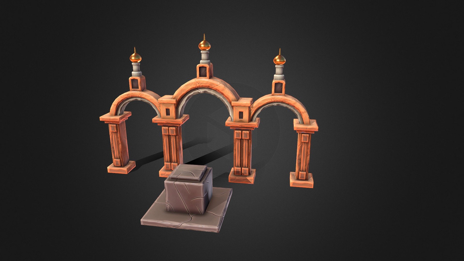 Cathedral Square 3d model