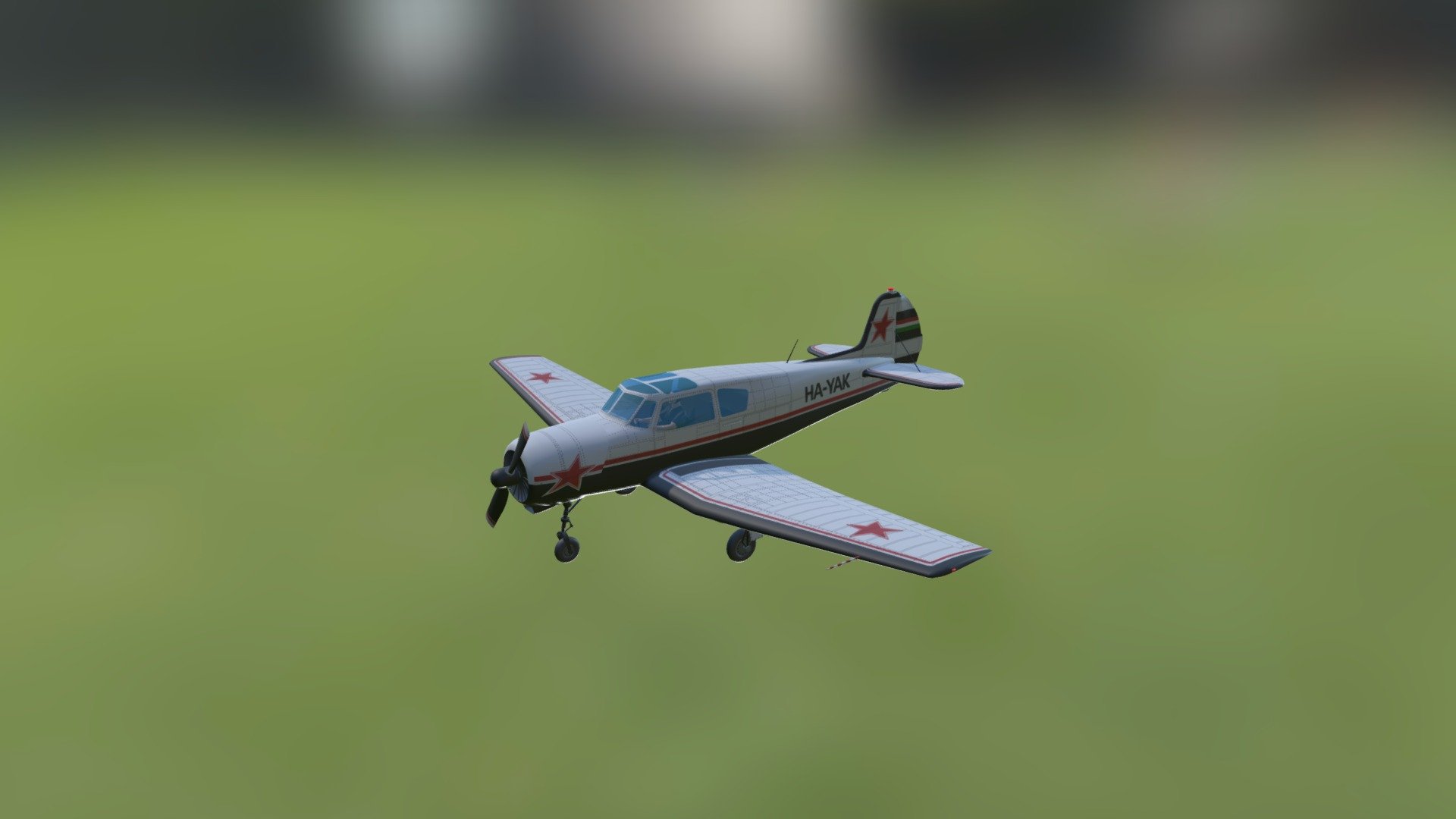 Yak18 3d model