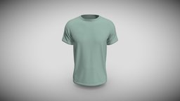 Raglan Sleeve Round Neck Tee Design