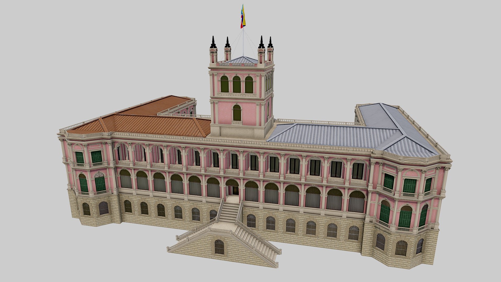 Palacio de los López 3d model