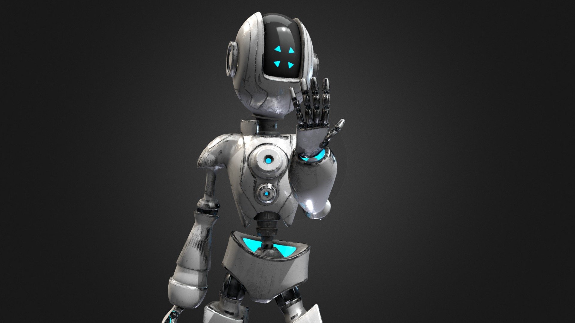 Sci-fi Robot 3d model