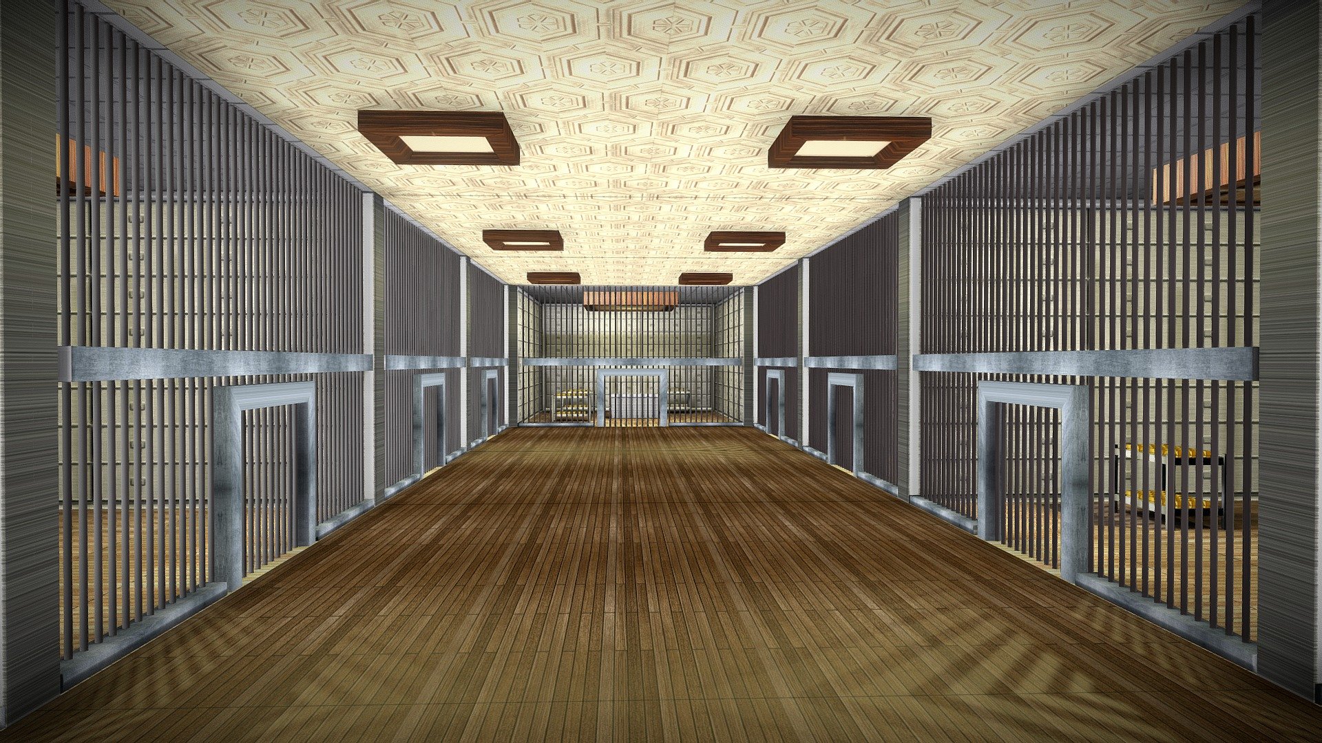 Bank Locker Rooms_Game Art #Mizo Studios 3d model