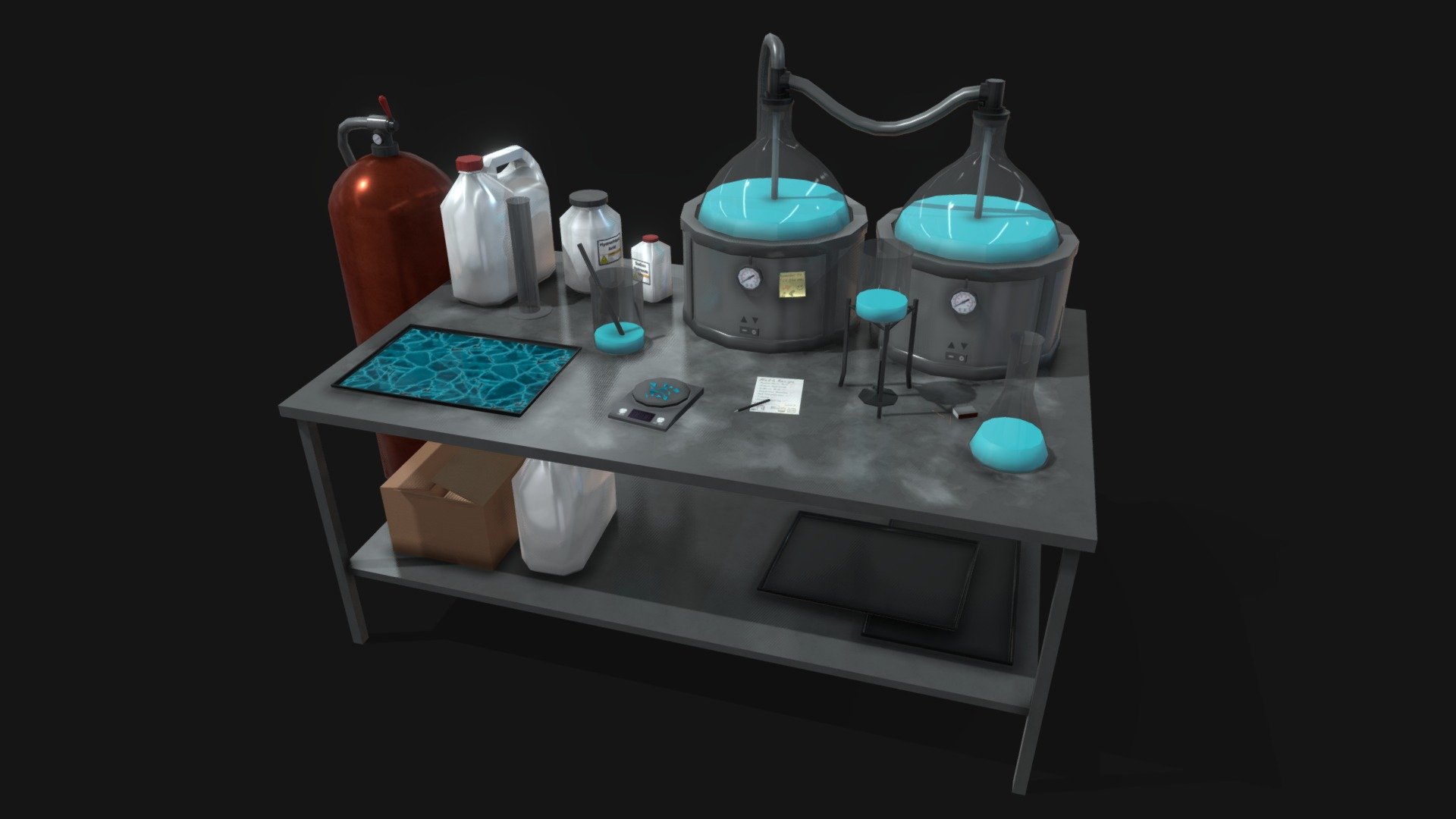 Science Station 3d model