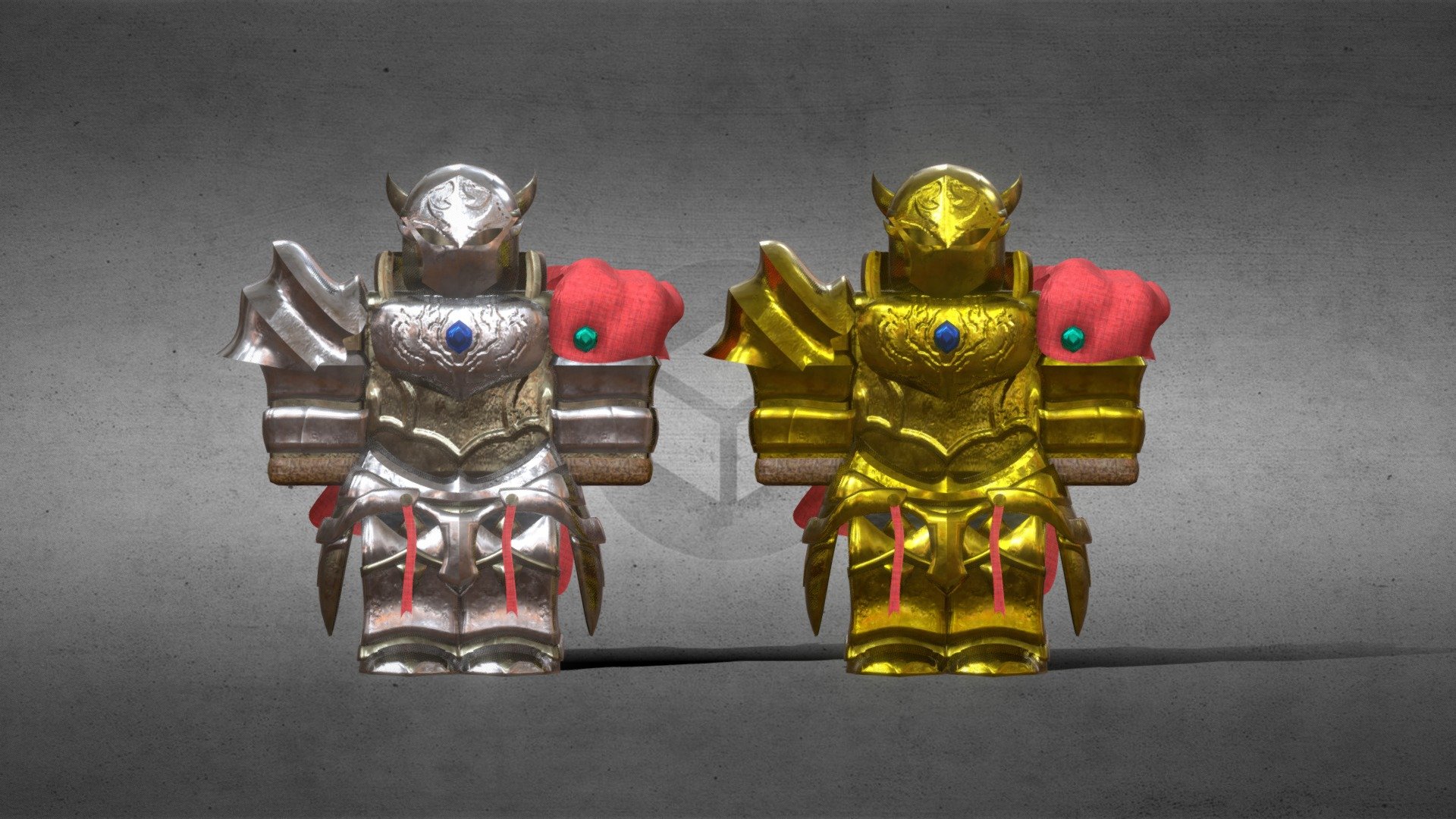 Combat armor 3d model