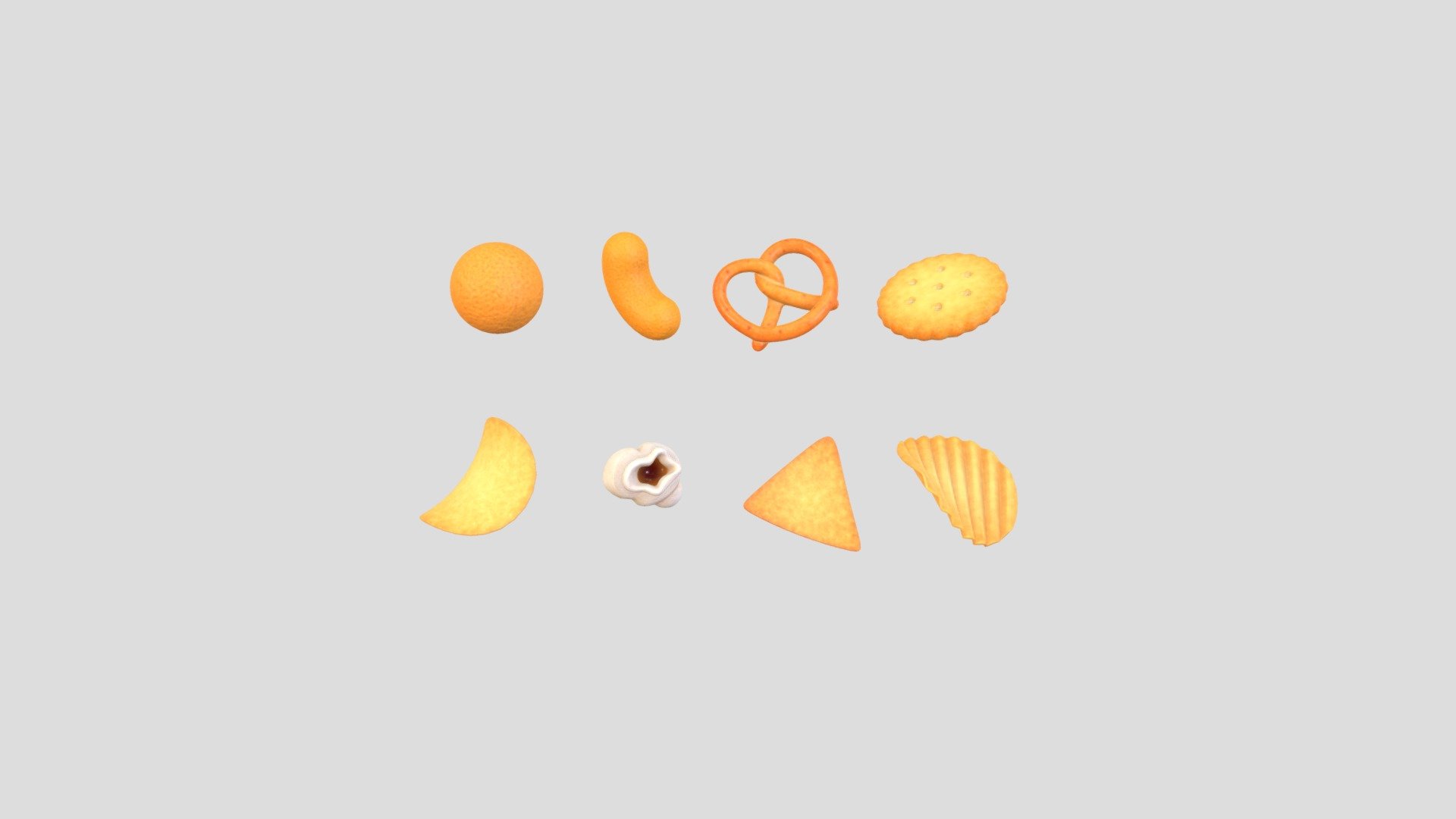 Snack Pack 3d model