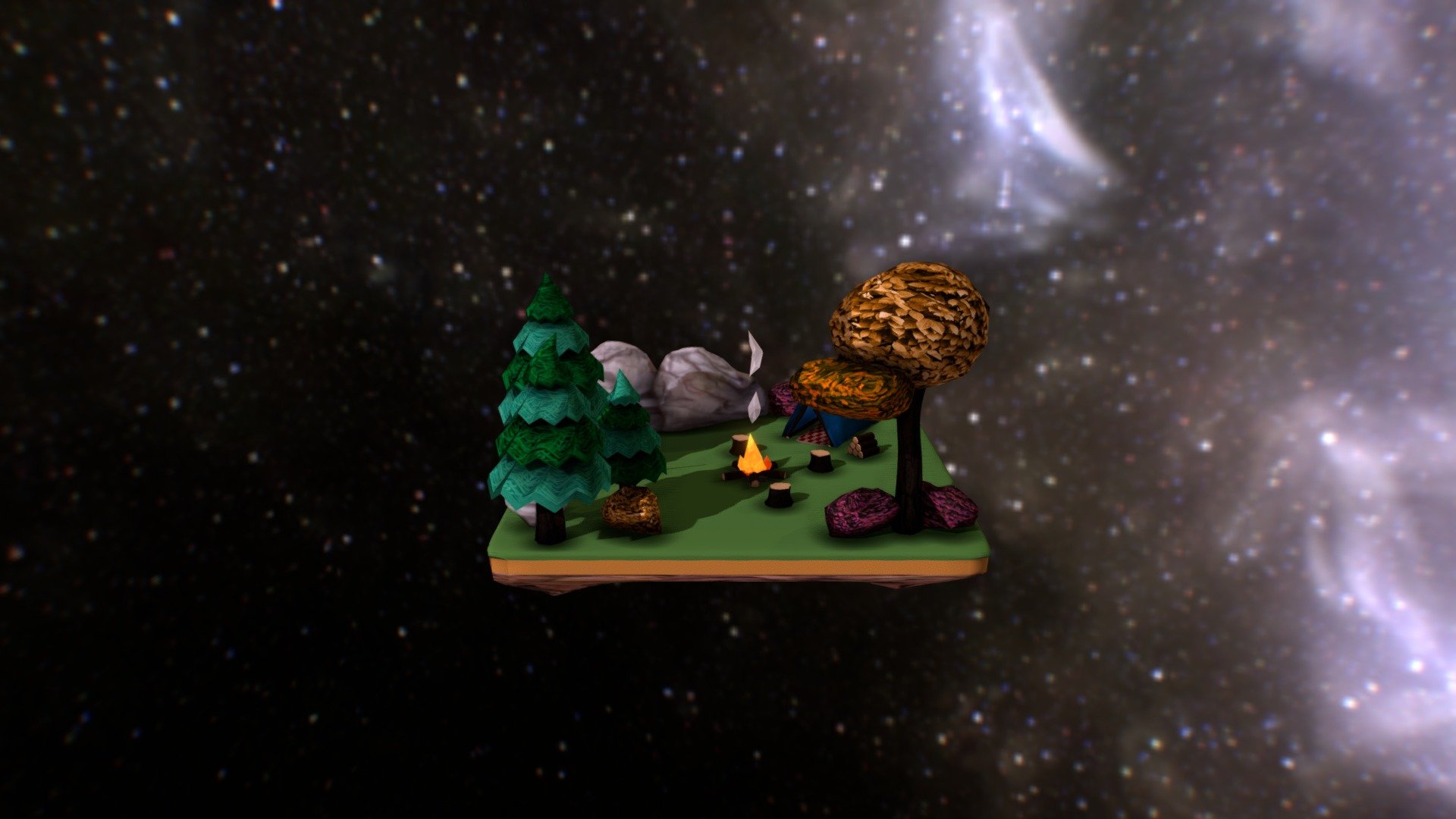 Out of This World Camping 3d model