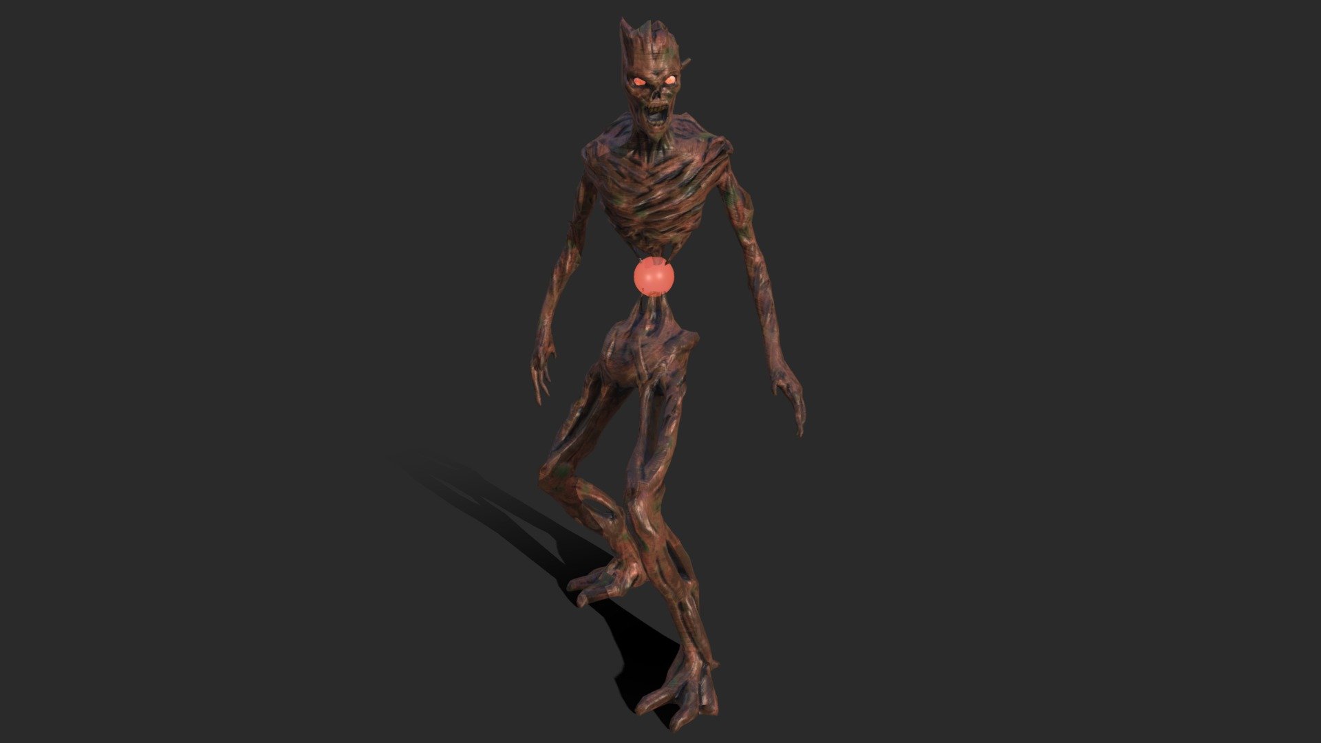 Halloween_Tree_creature 3d model