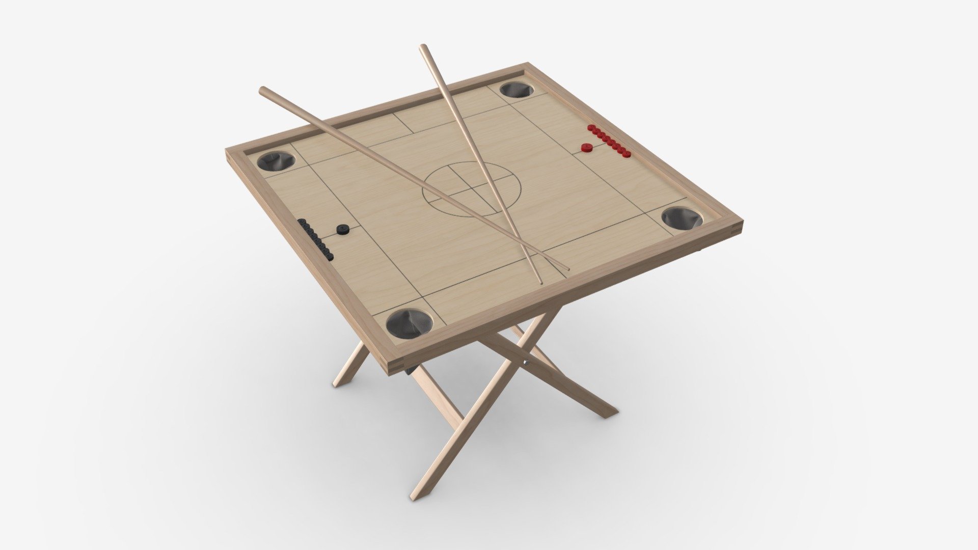 Novus Game Table Set 3d model