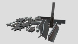 Scrap metal (lowpoly)